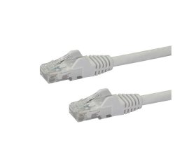 StarTech.com Cable de Red Ethernet Cat6 Snagless de 1m Blanco - Cable Patch RJ45 UTP