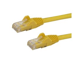 StarTech.com Cable de 1m Amarillo de Red Gigabit Cat6 Ethernet RJ45 sin Enganche - Snagless