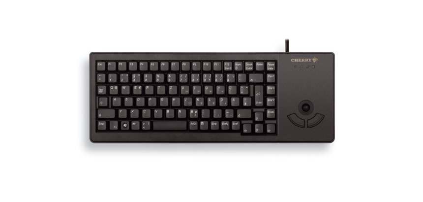CHERRY XS Trackball teclado Universal USB Negro