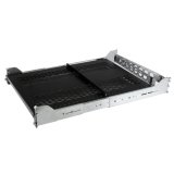 StarTech.com Étagère Coulissante Ventilée 2U pour Rack Serveur avec Bras de Gestion des Câbles - Profondeur de Montage Réglable de 70,3 à 80,2cm - 22,6kg - Étagère pour Plateau de Serveur 19" pour Rack d'Équipement - Profondeur 61cm