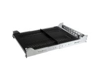 StarTech.com Étagère Coulissante Ventilée 2U pour Rack Serveur avec Bras de Gestion des Câbles - Profondeur de Montage Réglable de 70,3 à 80,2cm - 22,6kg - Étagère pour Plateau de Serveur 19" pour Rack d'Équipement - Profondeur 61cm