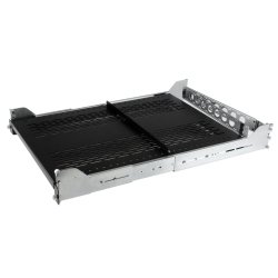 StarTech.com Étagère Coulissante Ventilée 2U pour Rack Serveur avec Bras de Gestion des Câbles - Profondeur de Montage Réglable de 70,3 à 80,2cm - 22,6kg - Étagère pour Plateau de Serveur 19" pour Rack d'Équipement - Profondeur 61cm