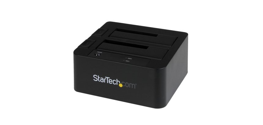 StarTech.com Station d'accueil USB 3.0 / eSATA pour 2 disques durs SATA III de 2,5 / 3,5 - Dock HDD / SSD avec UASP