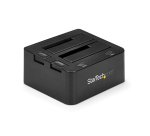 StarTech.com Docking Station de 2 Bahías USB 3.0 a SATA - Base de Acoplamiento USB de Discos Duros SSD SATA I/II/III de 2,5/3,5" - de Intercambio en Caliente - Carga Superior
