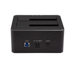 StarTech.com Station d'accueil USB 3.0 pour 2 disques durs SATA 2,5"/3,5" - Dock HDD/SSD à deux baies