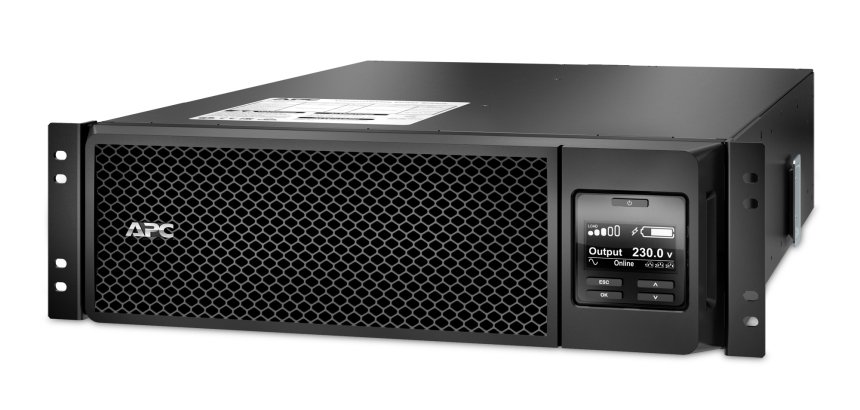 APC Smart-UPS On-Line SRT5KRMXLI - 5000VA, 6x C13, 4x C19 output, rack mountable, Embedded NMC