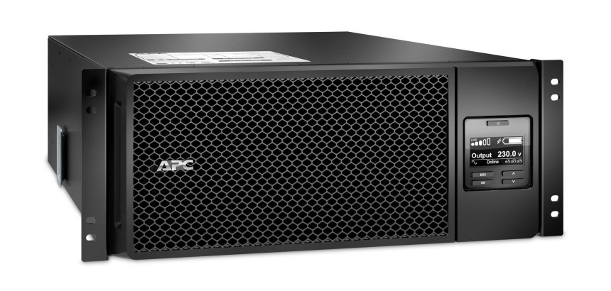 APC Smart-UPS On-Line SRT6KRMXLI - 6kW/VA, 6x C13, 4x C19, sortie monophasée câblée, montable en rack, NMC intégré