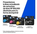 HP Cartucho de tinta original 951 cian