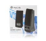 Altavoces NGS SB150, De 1 vía, 2.0 canales, Alámbrico, 4 W, 100 - 20000 Hz, Negro