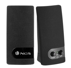 Altavoces NGS SB150, De 1 vía, 2.0 canales, Alámbrico, 4 W, 100 - 20000 Hz, Negro