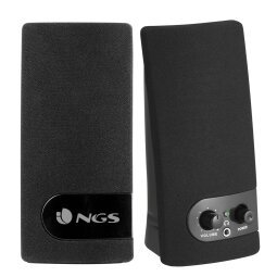 Altavoces NGS SB150, De 1 vía, 2.0 canales, Alámbrico, 4 W, 100 - 20000 Hz, Negro