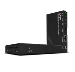 Lindy 38139 extensor audio/video Transmisor y receptor de señales AV Negro