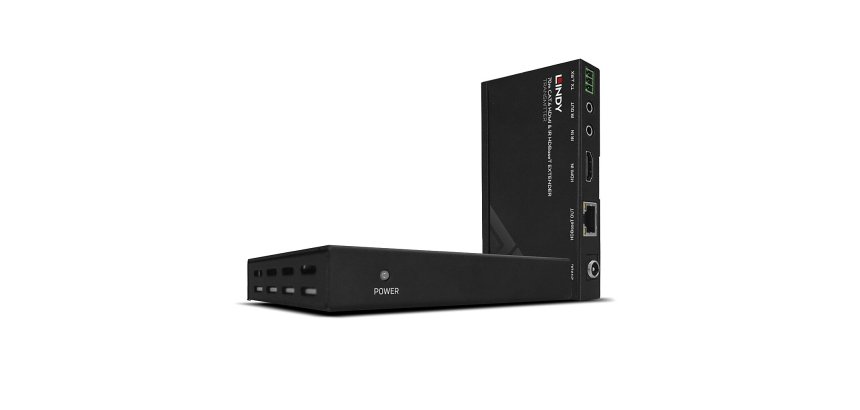Lindy 38139 extensor audio/video Transmisor y receptor de señales AV Negro
