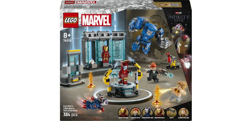 LEGO Iron Man's Laboratory: Hall of Armour