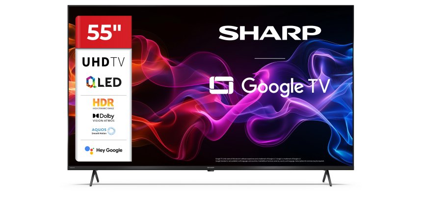 Sharp 55HP5265E TV 139,7 cm (55") 4K Ultra HD Smart TV Wi-Fi Nero