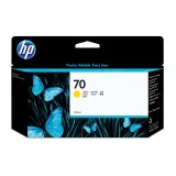 HP 70 cartouche d'encre DesignJet jaune, 130 ml