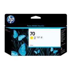 HP 70 - jaune - original - DesignJet - cartouche d'encre