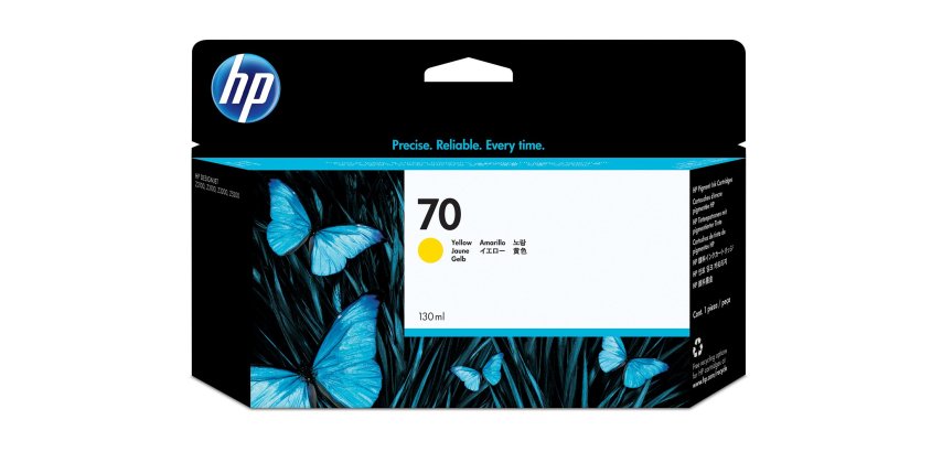 HP 70 - Gelb - original - DesignJet - Tintenpatrone