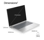 HP DX5X7AT laptop Intel Core 5 Ordinateur portable 35,6 cm (14") WUXGA 16 Go DDR5-SDRAM 512 Go SSD Wi-Fi 6E (802.11ax) Windows 11 Pro AI PC Argent