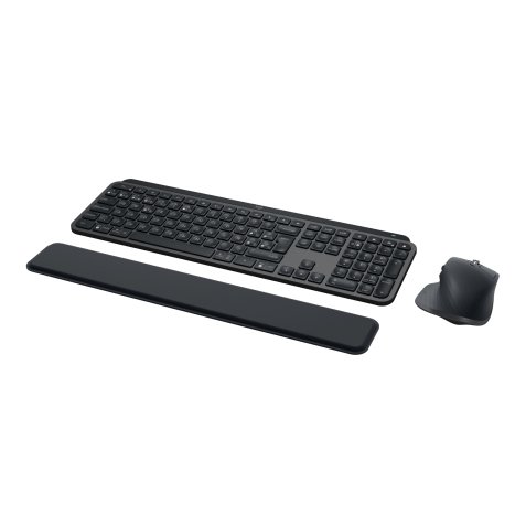 Logitech 920-011610 teclado Ratón incluido Oficina RF Wireless + Bluetooth QWERTY Español Grafito