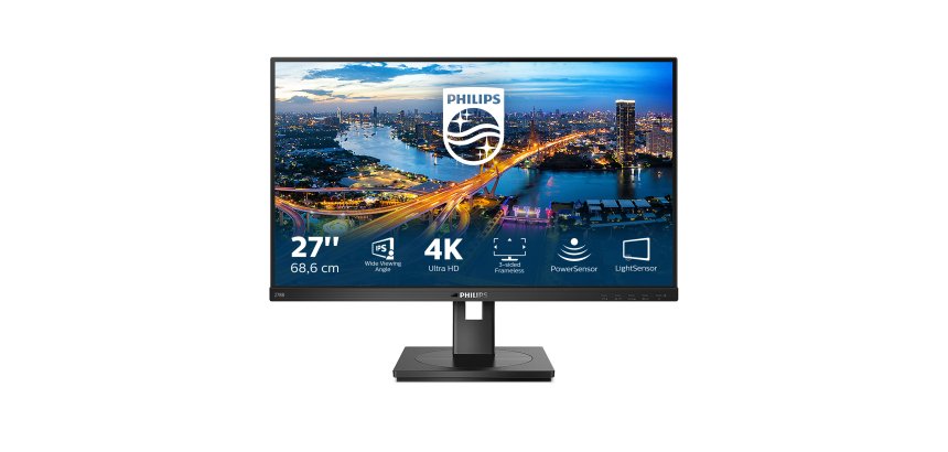 Philips B Line 278B1/00 écran plat de PC 68,6 cm (27") 3840 x 2160 pixels 4K Ultra HD LED Noir