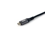 Equip 128891 Cavo USB 2.0 da C a C angolato a 90°, M/M, 1,0 m, PD 100W, nero