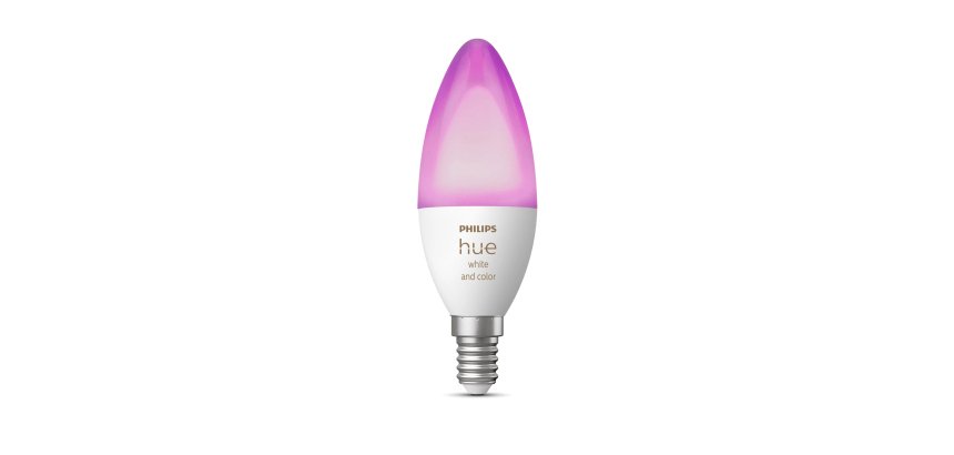 Philips Hue White and Color ambiance Candela - lampadina connessa E14