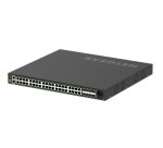 NETGEAR GSM4248PX Géré L2/L3/L4 Gigabit Ethernet (10/100/1000) Connexion Ethernet, supportant l'alimentation via ce port (PoE) Noir