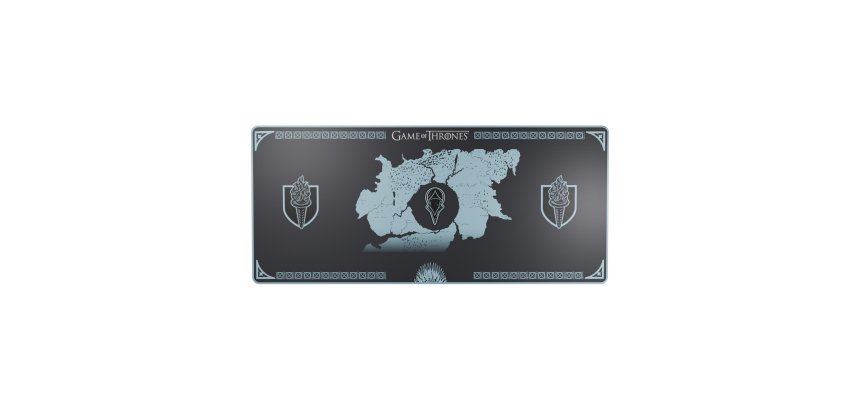 Lexip HBO Game of Thrones - Night King Edition Tapis de souris de jeu Noir, Bleu