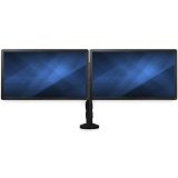 StarTech.com Support pour Deux Moniteurs - Supports pour Moniteurs de 13'' à 27'' - Réglable - Support de Bureau à Pince ou à Trou pour Deux Moniteurs VESA - Noir