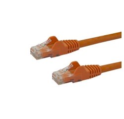 StarTech.com Cable de 2m Naranja de Red Gigabit Cat6 Ethernet RJ45 sin Enganche - Snagless