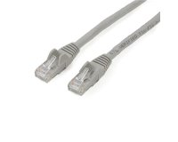 StarTech.com 2m CAT6 Ethernet Cable - Grey CAT 6 Gigabit Ethernet Wire -650MHz 100W PoE RJ45 UTP Network/Patch Cord Snagless w/Strain Relief Fluke Tested/Wiring is UL Certified/TIA