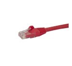 StarTech.com 2m CAT6 Ethernet Cable - Red CAT 6 Gigabit Ethernet Wire -250MHz 100W PoE RJ45 UTP Network/Patch Cord Snagless w/Strain Relief Individually Tested