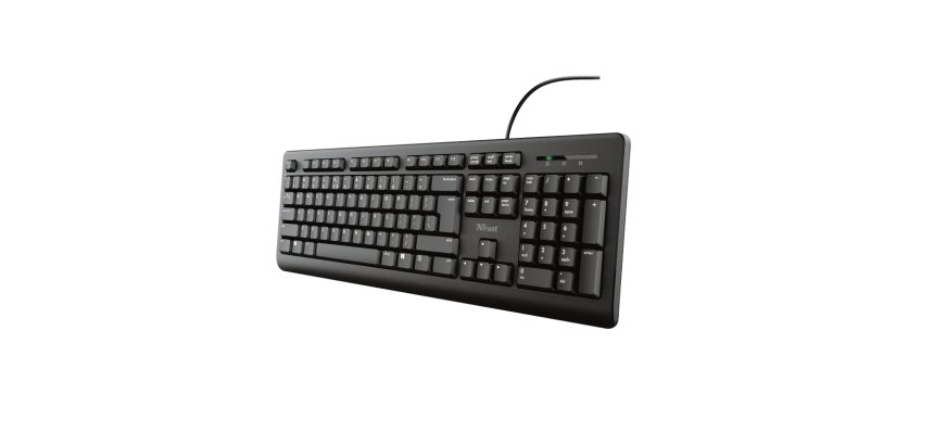 Trust TK-150 keyboard Universal USB QWERTY UK English Black