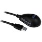 StarTech.com 5 ft Black Desktop SuperSpeed USB 3.0 Extension Cable - A to A M/F