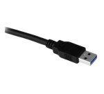 StarTech.com Câble d'extension SuperSpeed USB 3.0 de 1,5m - Rallonge USB A vers A sur socle - M/F - Noir