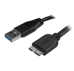 Cable micro USB 3.0 delgado de 0,5m