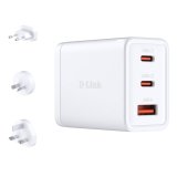 D-Link DCP-651 chargeur d'appareils mobiles Universel Blanc Secteur Charge rapide Intérieure