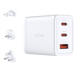 D-Link DCP-651 chargeur d'appareils mobiles Universel Blanc Secteur Charge rapide Intérieure