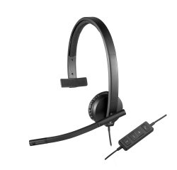 Logitech 981-000571 auricular y casco Auriculares Alámbrico Diadema Oficina/Centro de llamadas USB tipo A Negro