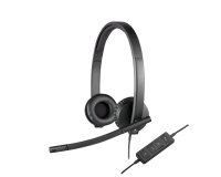 Logitech H570e Auriculares Alámbrico Diadema Oficina/Centro de llamadas USB tipo A Negro