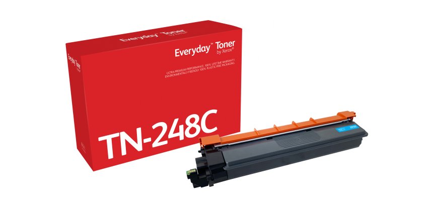 Toner Cyan Everyday™ de Xerox compatible avec Brother TN248C, Capacité standard