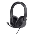 Trust Ayda Max USB Casque Avec fil Arceau Bureau/Centre d'appels USB Type-C / USB Type-A Noir