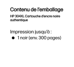 HP 304XL Cartouche d’encre noire authentique