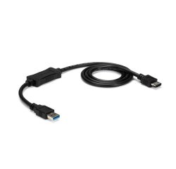 Cable de 91cm Adaptador USB 3.0 a eSATA para Disco Duro o SSD - SATA de 6 Gbps