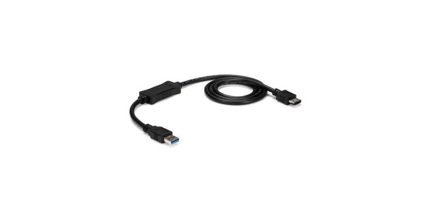 Cable de 91cm Adaptador USB 3.0 a eSATA para Disco Duro o SSD - SATA de 6 Gbps