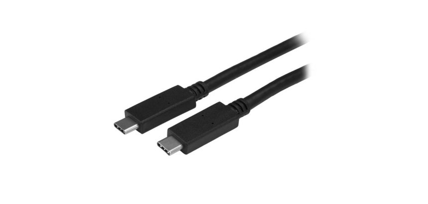 StarTech.com Câble USB-C de 2m, USB 5Gbps, 60W (3A) Power Delivery, 4K 60Hz DP Alt Mode, Gaine TPE - Compatible Thunderbolt