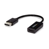 StarTech.com Adaptateur DisplayPort vers HDMI - Convertisseur Vidéo DP Actif 4K 30Hz vers HDMI - Câble d'Adaptation pour Moniteur/TV/Écran HDMI - Adaptateur Ultra HD DP 1.2 vers HDMI 1.4