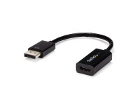 StarTech.com Conversor de Vídeo DisplayPort a HDMI con Audio – Adaptador Activo DP 1.2 para Ordenadores de Sobremesa/Laptops – 4K @ 30Hz