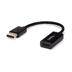 StarTech.com Conversor de Vídeo DisplayPort a HDMI con Audio – Adaptador Activo DP 1.2 para Ordenadores de Sobremesa/Laptops – 4K @ 30Hz